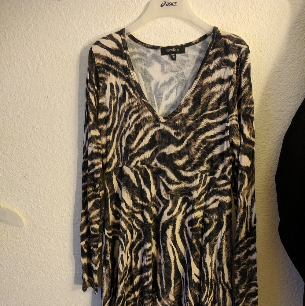 Karen Kane Safari print